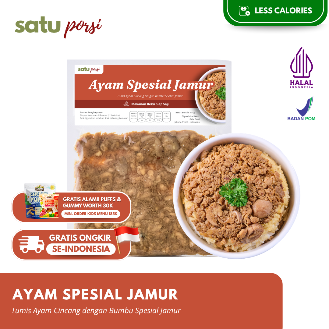Satu Porsi Ayam Spesial Jamur