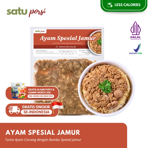 Image of Satu Porsi Ayam Spesial Jamur