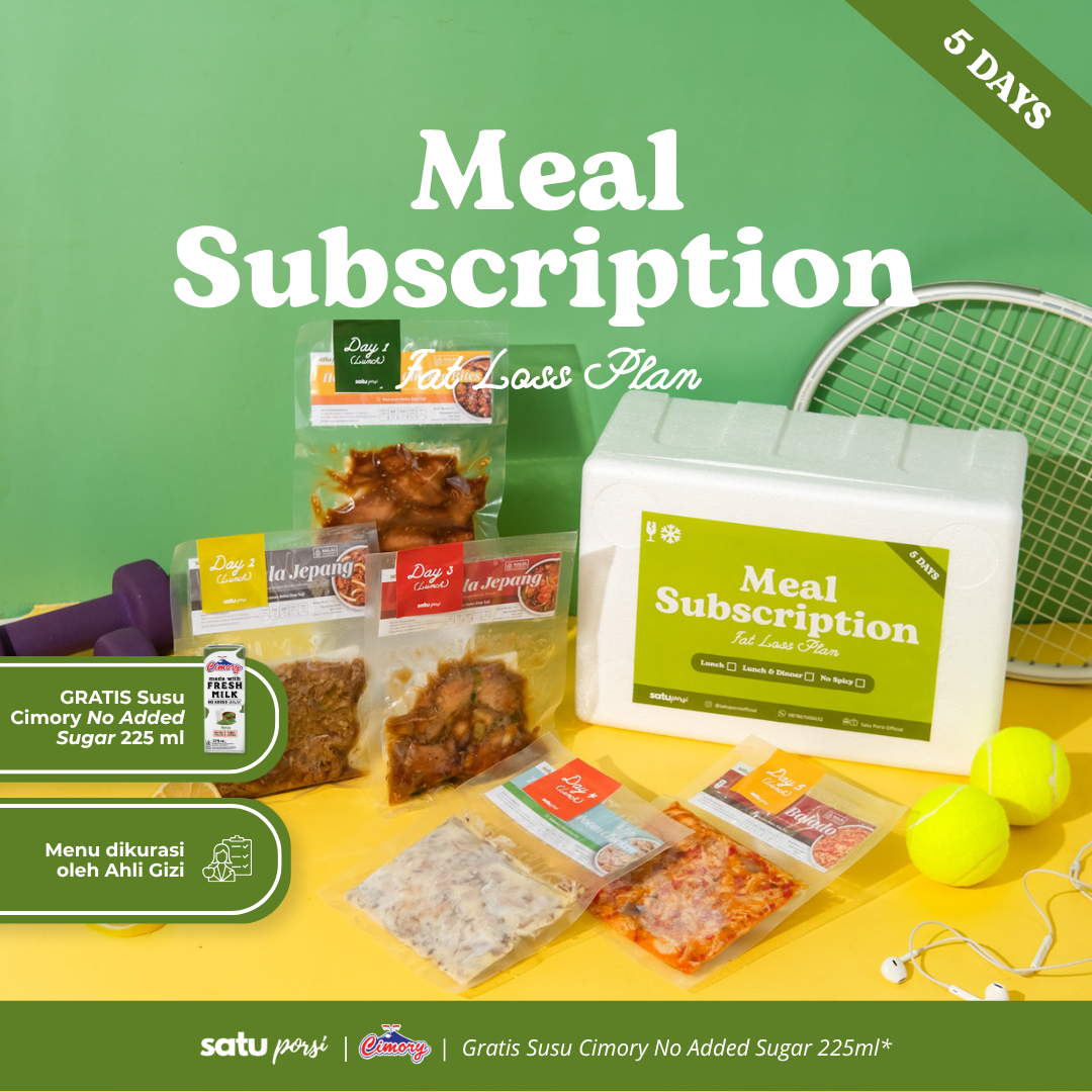 Satu Porsi 5 Days Meal Subscription: Fat Loss Plan