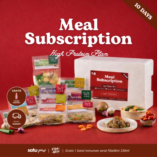 Satu Porsi 10 Days Meal Subscription: High Protein Plan