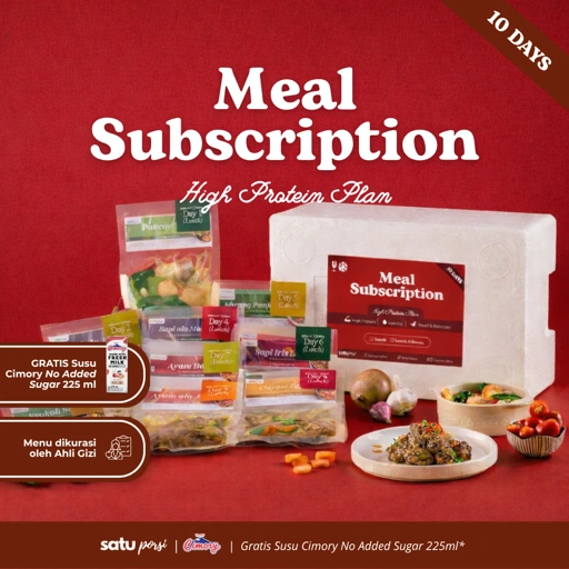 Satu Porsi 10 Days Meal Subscription: High Protein Plan