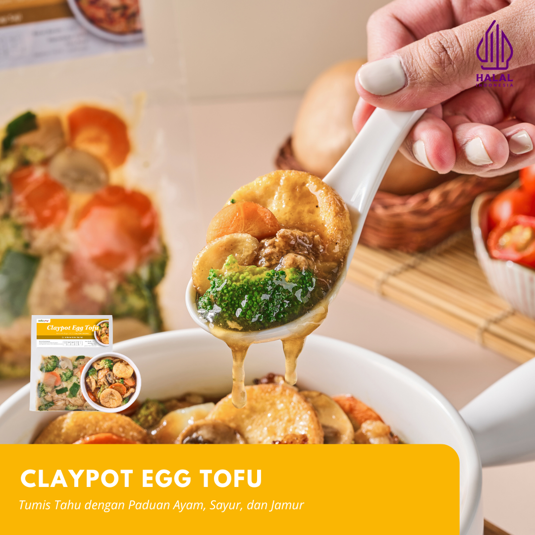 Satu Porsi Claypot Egg Tofu