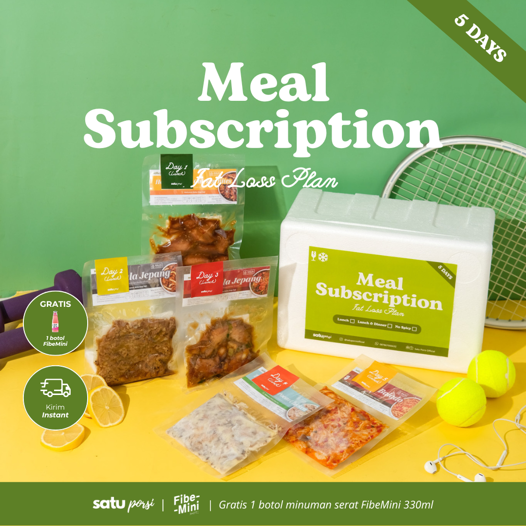 Satu Porsi 5 Days Meal Subscription: Fat Loss Plan