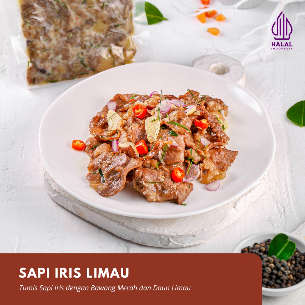 Satu Porsi Sapi Iris Limau