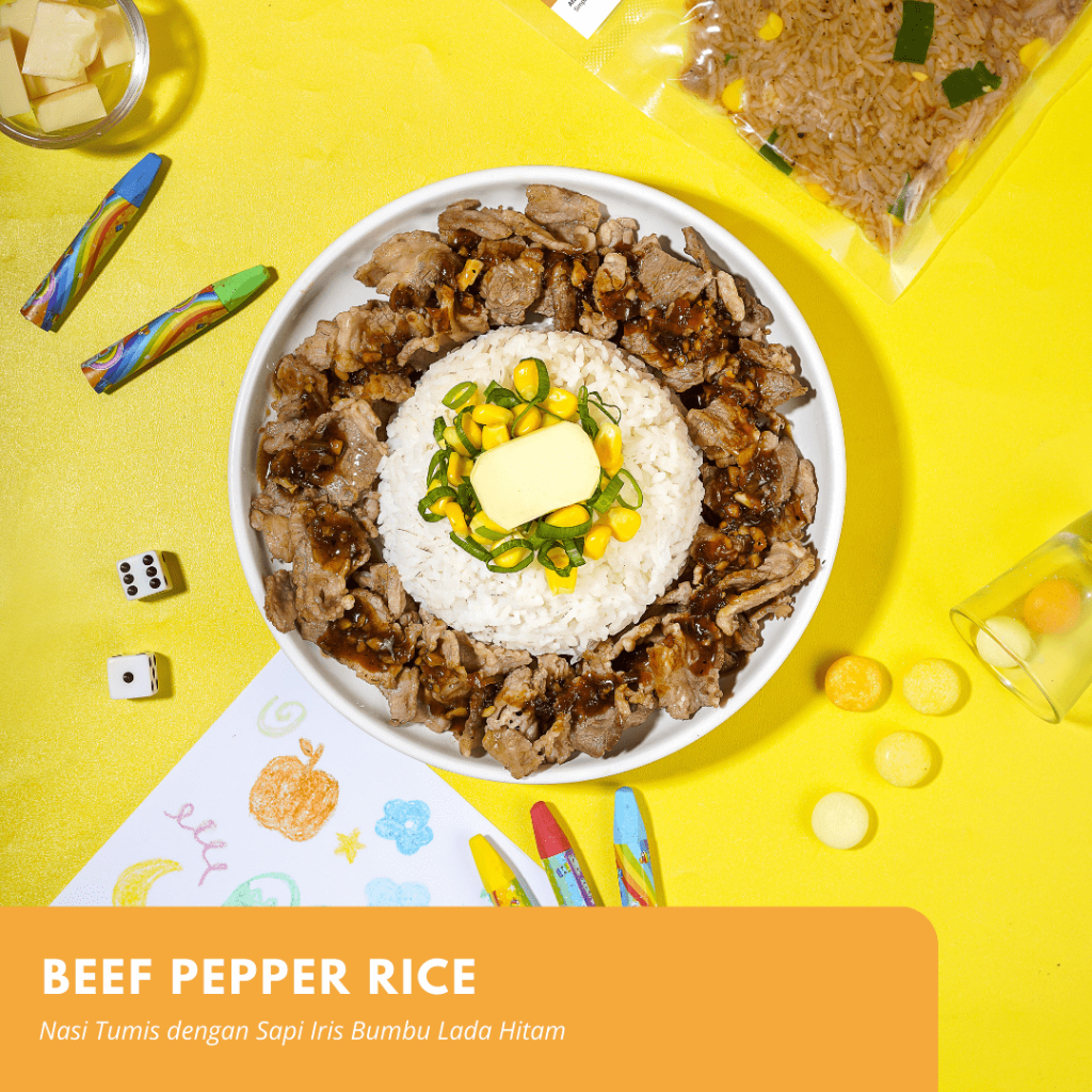 Satu Porsi Beef Pepper Rice