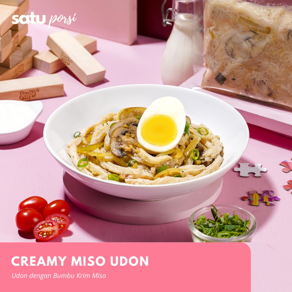 Satu Porsi Creamy Miso Udon