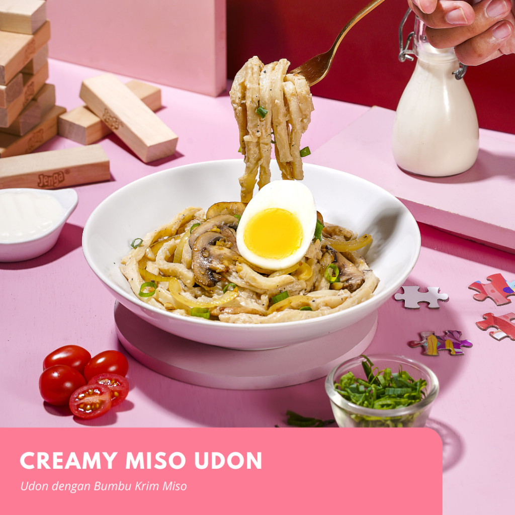 Satu Porsi Creamy Miso Udon
