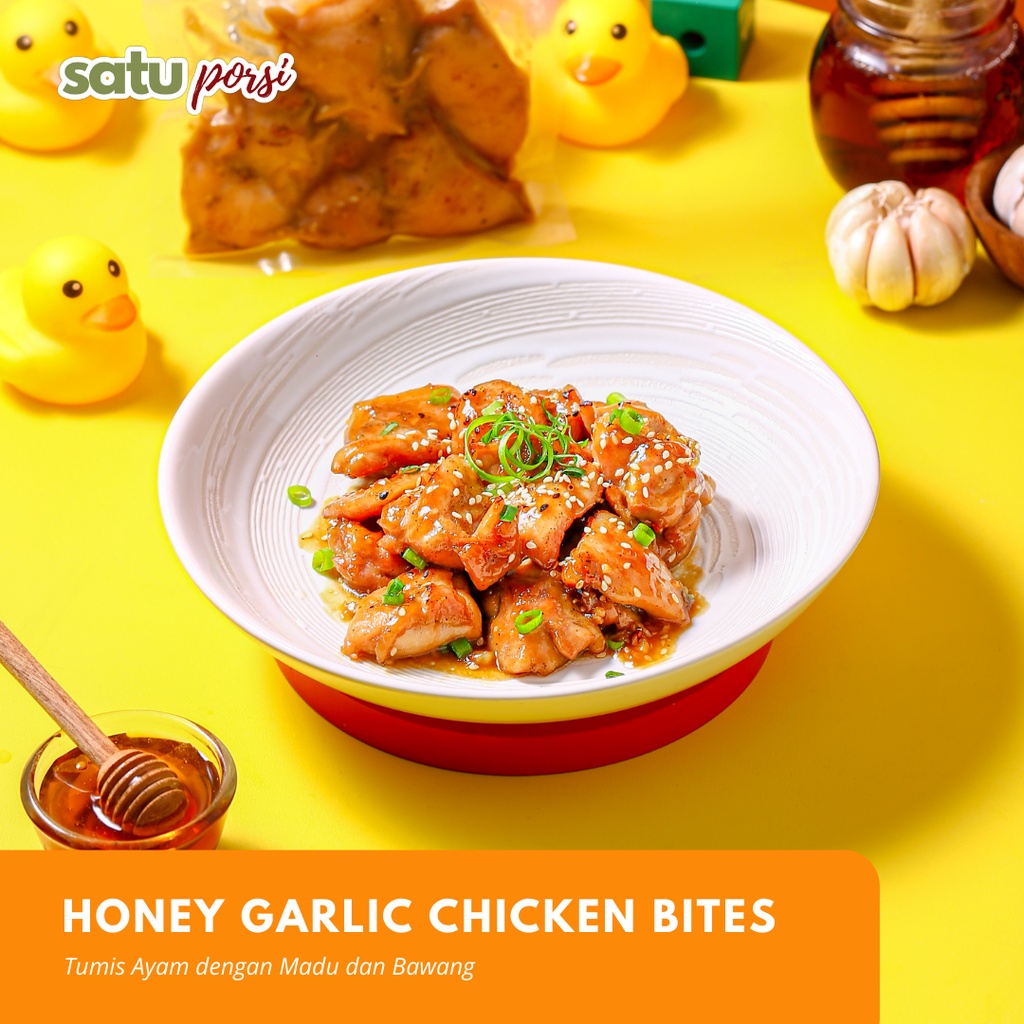 Satu Porsi Honey Garlic Chicken Bites