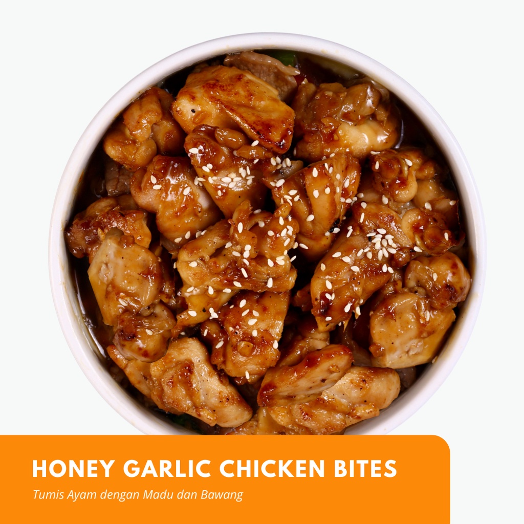 Satu Porsi Honey Garlic Chicken Bites