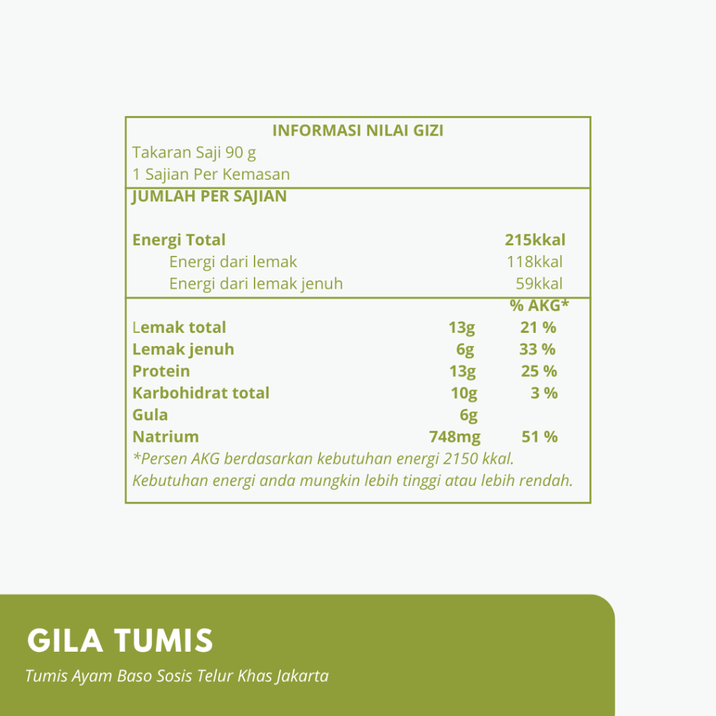 Satu Porsi Gila Tumis