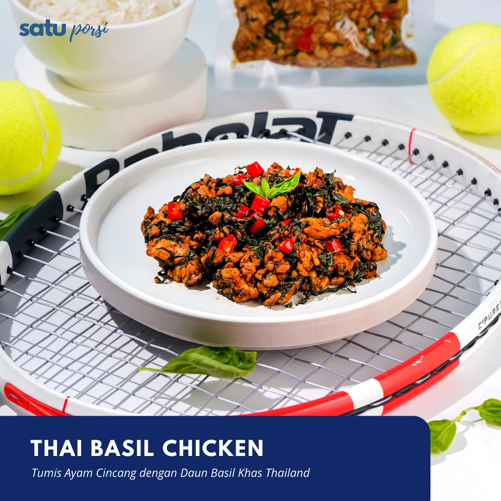 Satu Porsi Thai Basil Chicken
