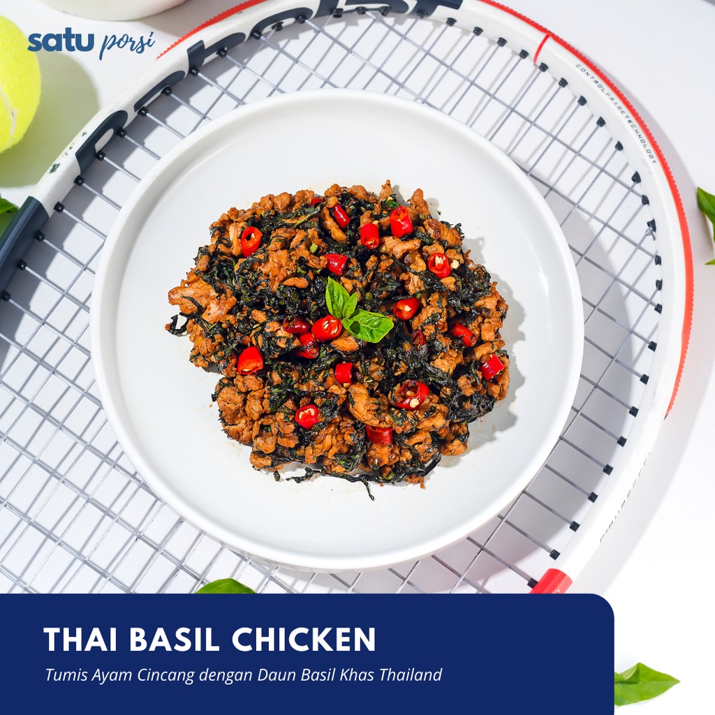 Satu Porsi Thai Basil Chicken