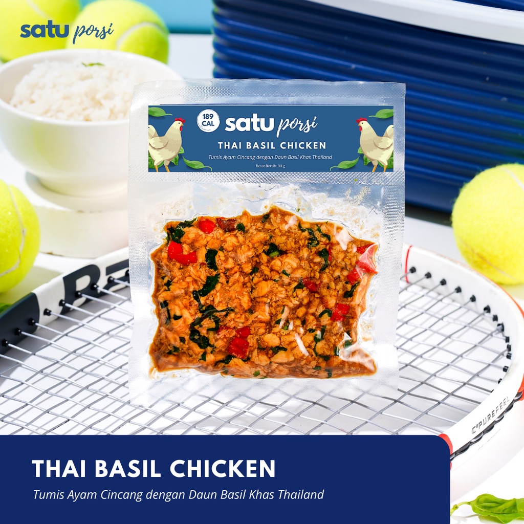 Satu Porsi Thai Basil Chicken