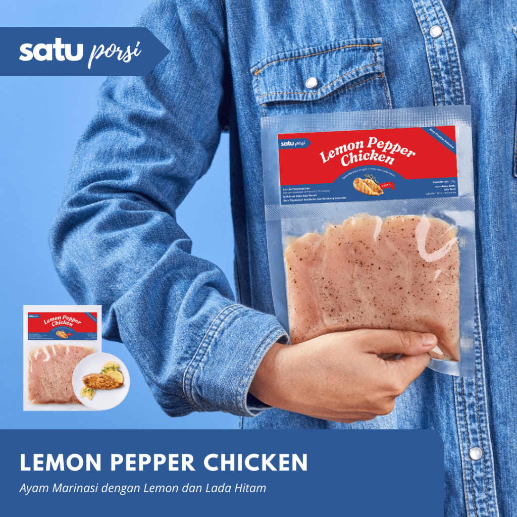Frozen Food Satu Porsi Siap Masak Lemon Pepper Chicken