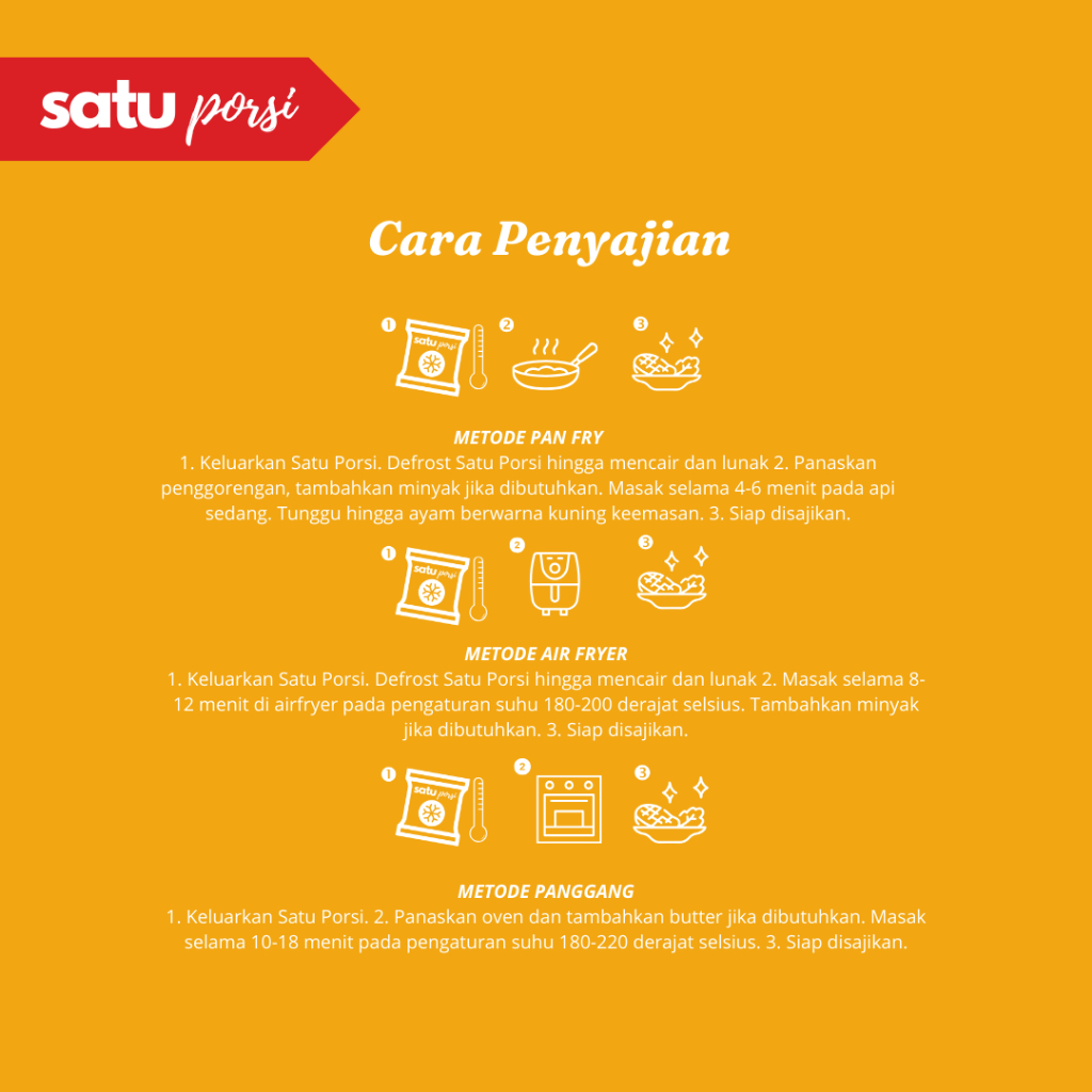 Frozen Food Satu Porsi Siap Masak Honey Mustard Chicken