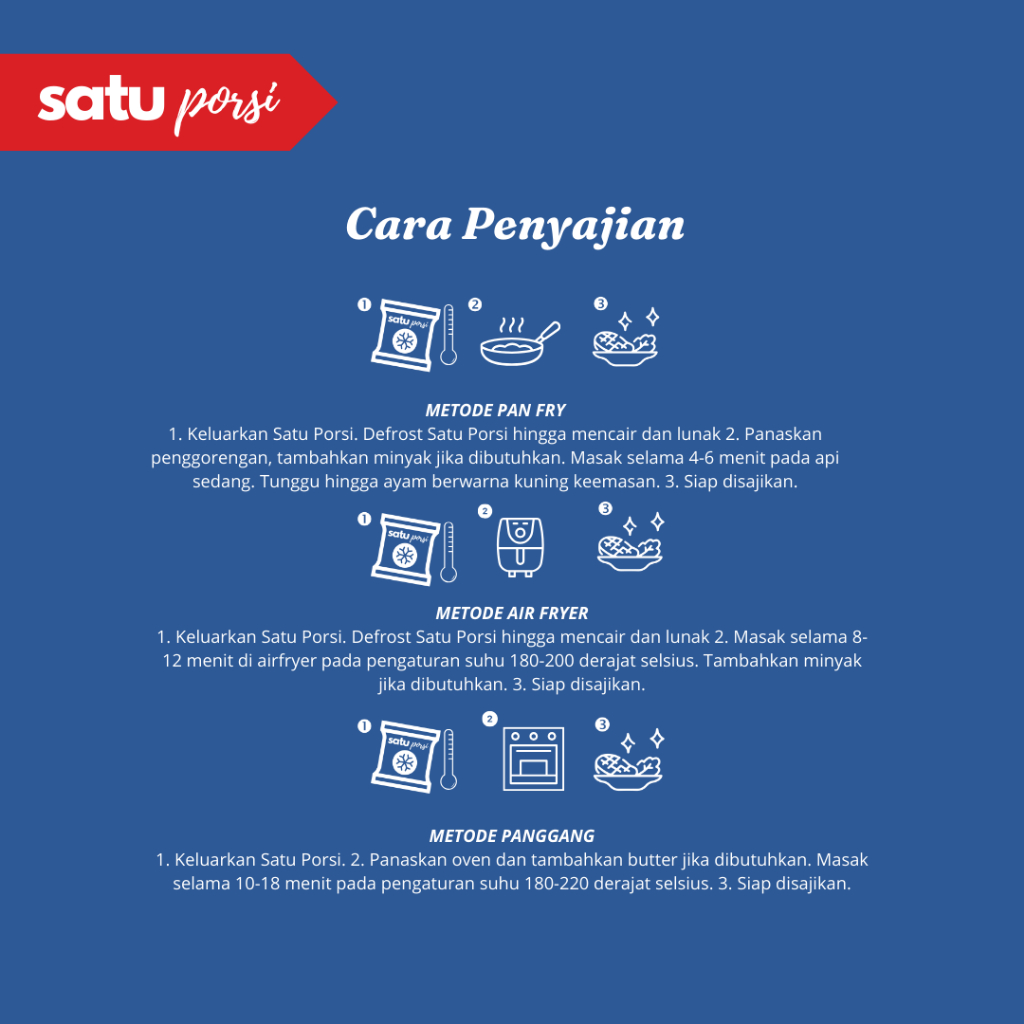 Frozen Food Satu Porsi Siap Masak Lemon Pepper Chicken