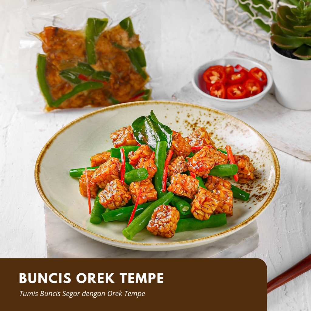 Satu Porsi Buncis Orek Tempe