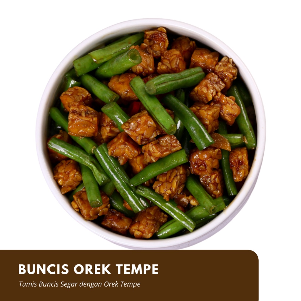 Satu Porsi Buncis Orek Tempe