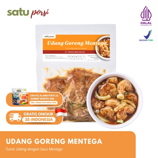 Image of Satu Porsi Udang Goreng Mentega
