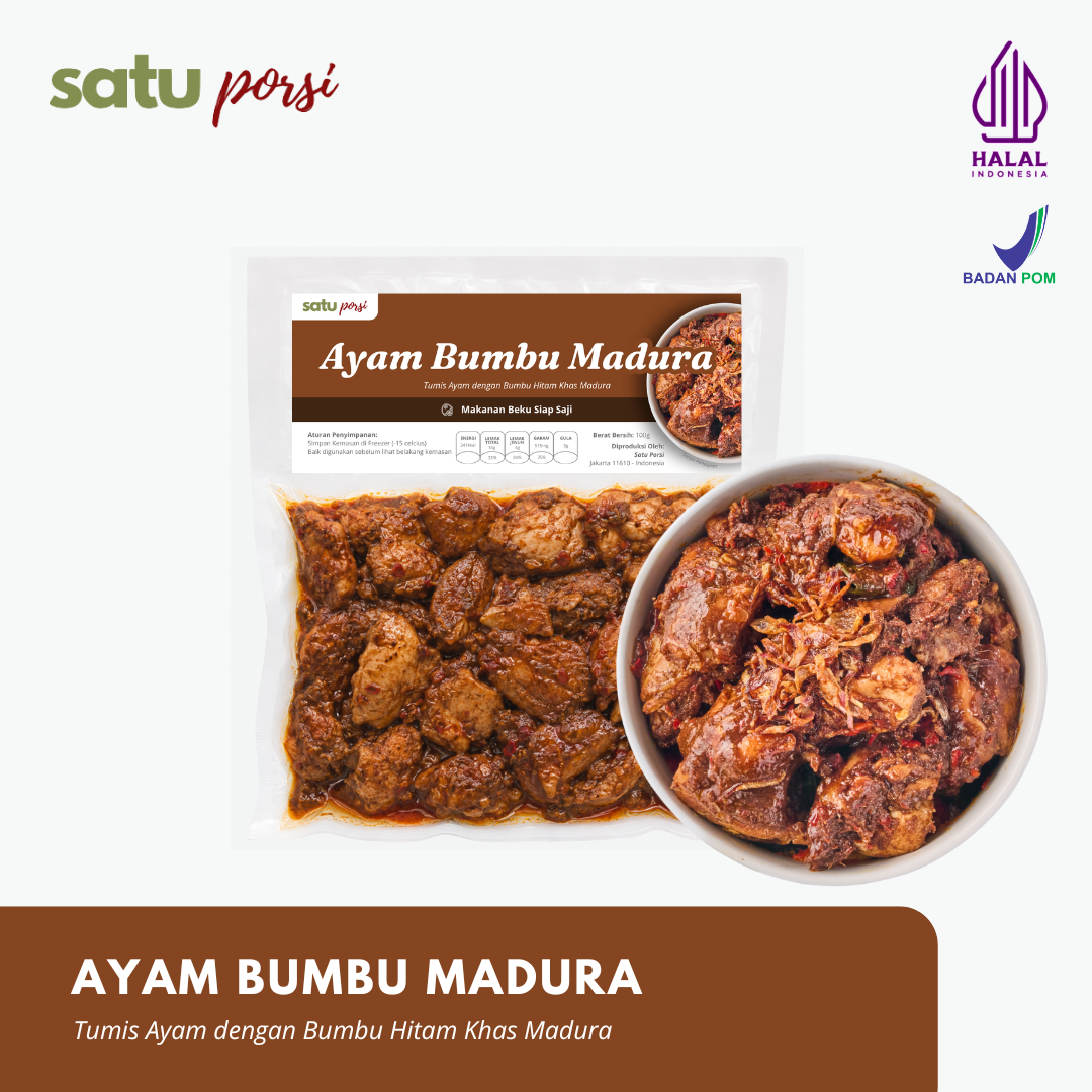 Satu Porsi Ayam Bumbu Madura