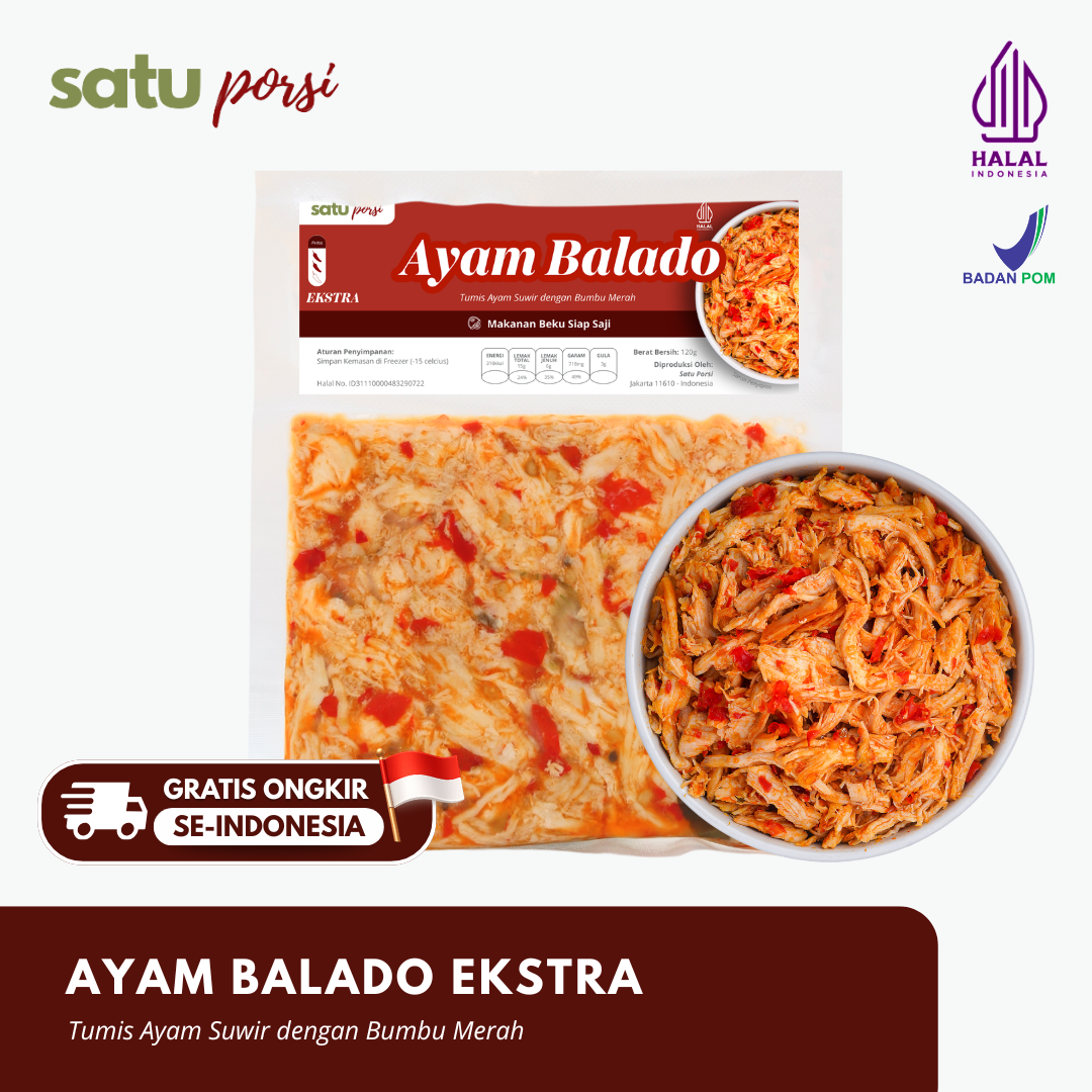 Satu Porsi Ayam Balado Ekstra