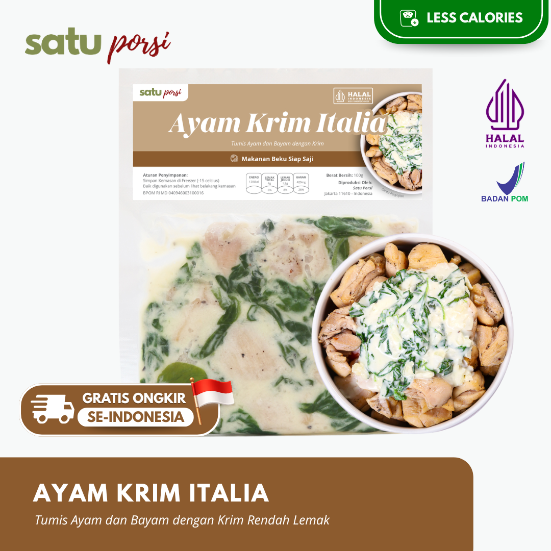 Satu Porsi Ayam Krim Italia