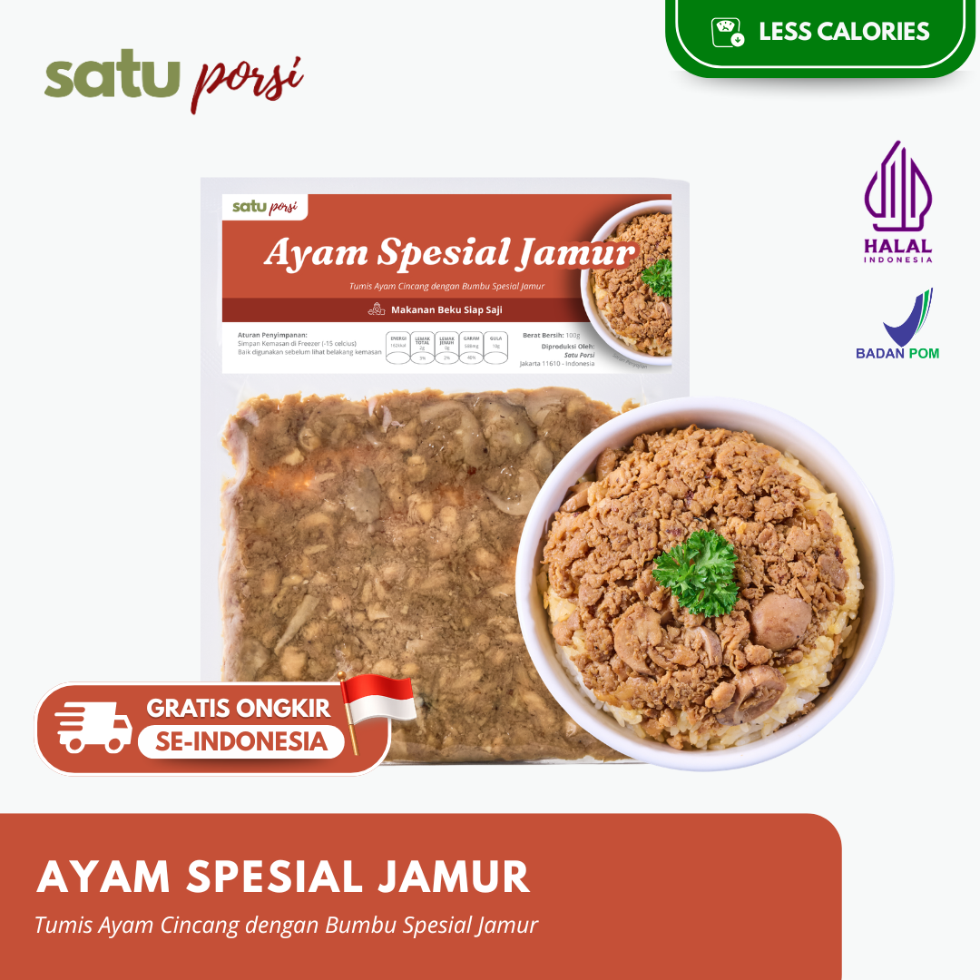 Satu Porsi Ayam Spesial Jamur
