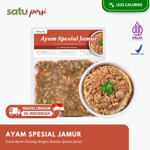 Satu Porsi Ayam Spesial Jamur