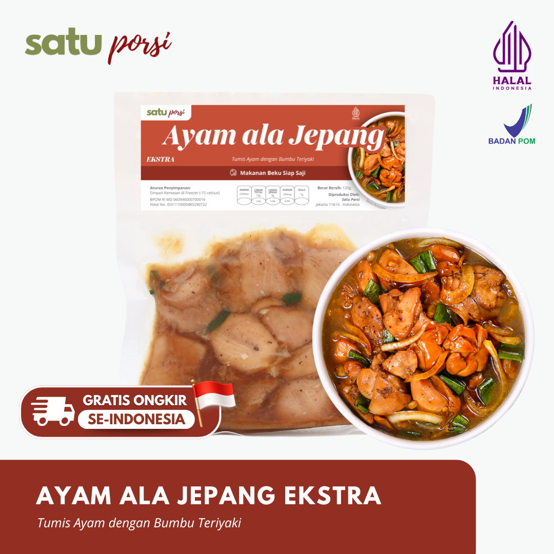 Satu Porsi Ayam ala Jepang Ekstra
