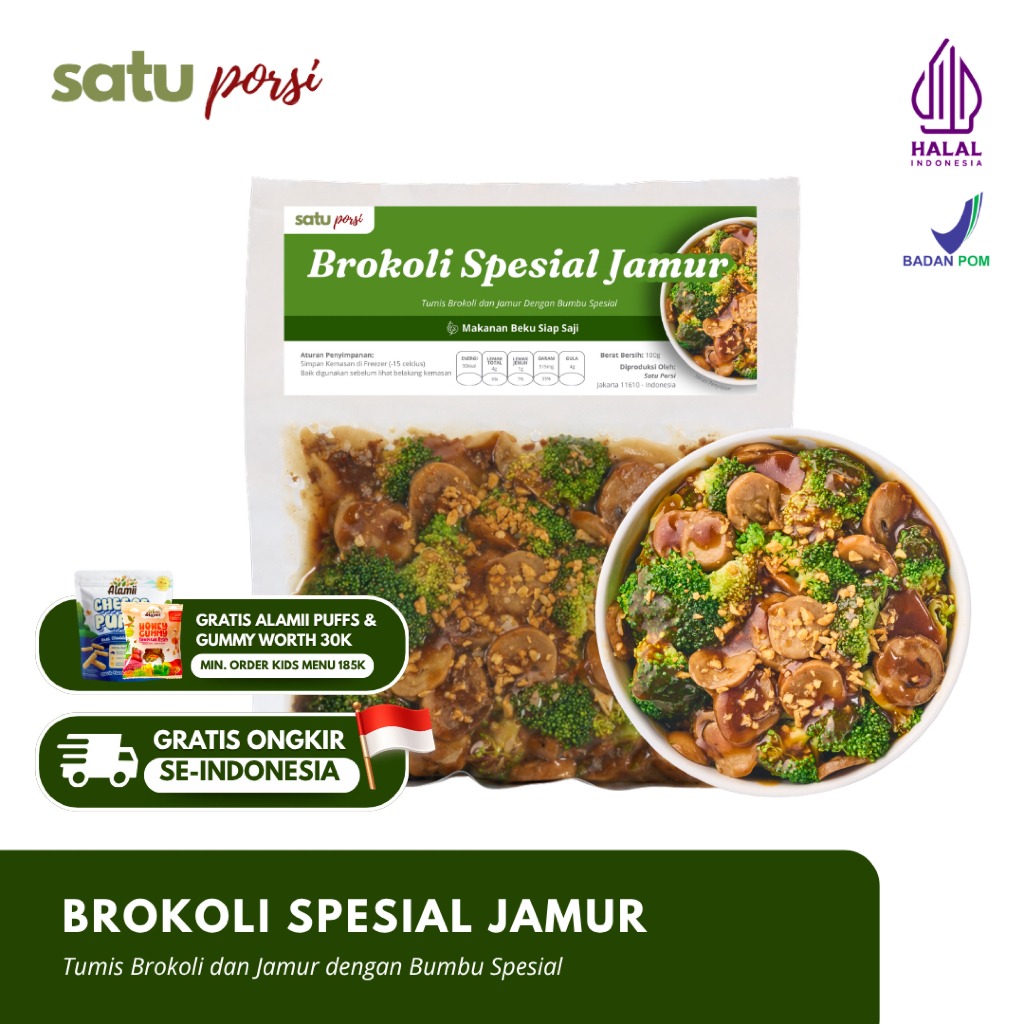 Satu Porsi Brokoli Spesial Jamur