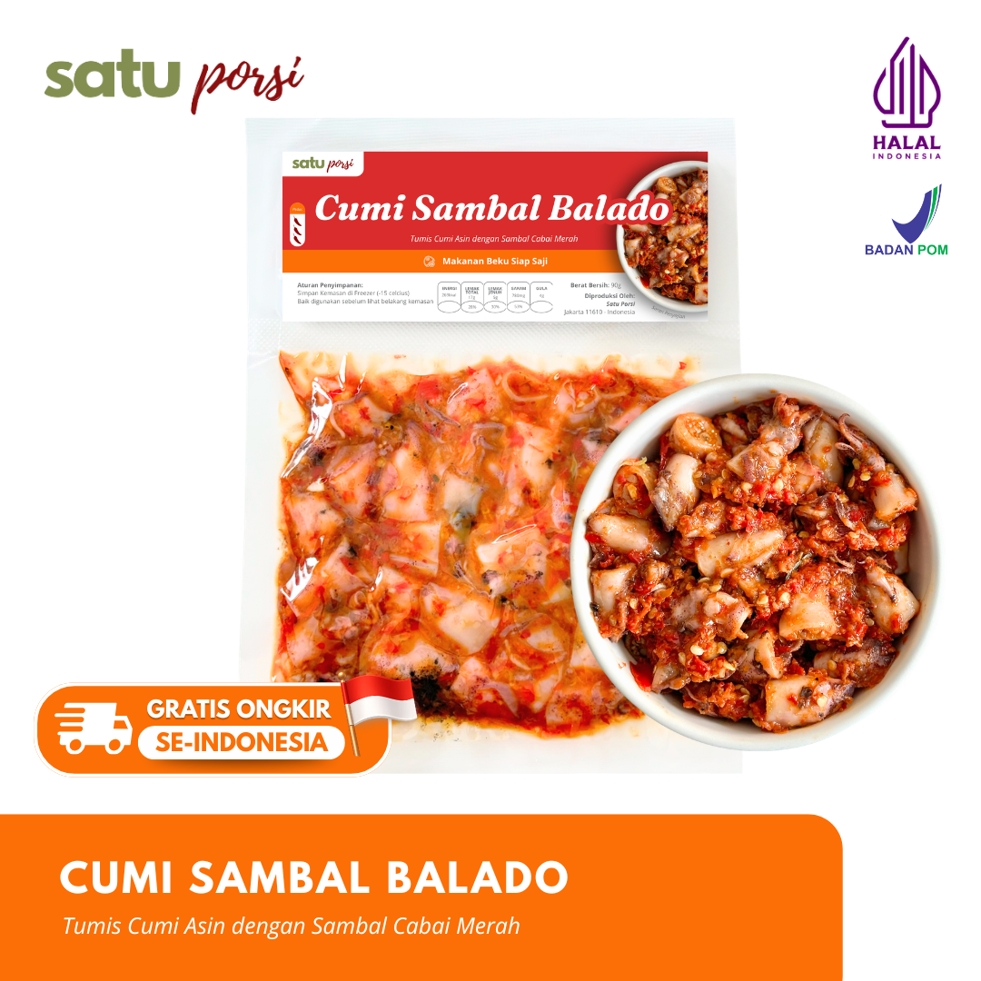Satu Porsi Cumi Sambal Balado