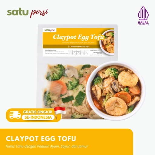 Image of Satu Porsi Claypot Egg Tofu