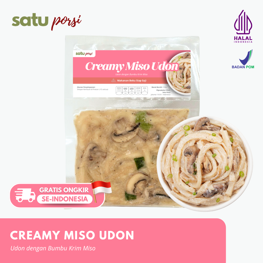 Satu Porsi Creamy Miso Udon