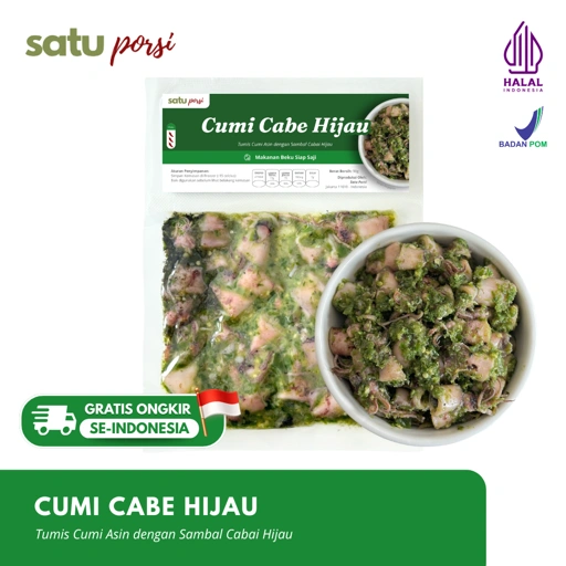 Image of Satu Porsi Cumi Cabe Hijau