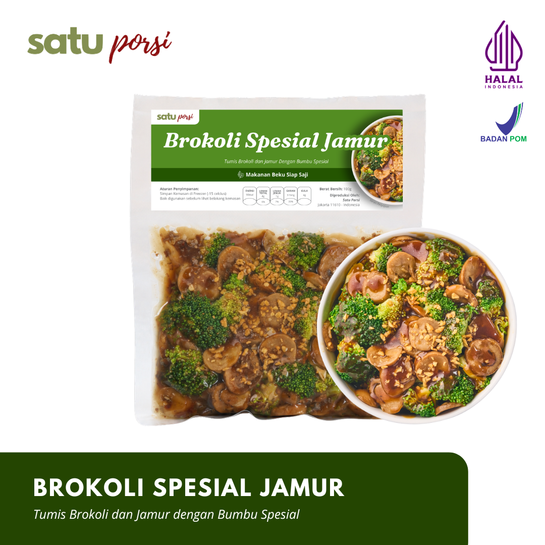Satu Porsi Brokoli Spesial Jamur