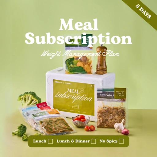 Image of Satu Porsi 5 Days Meal Subscription: Weight Management Plan