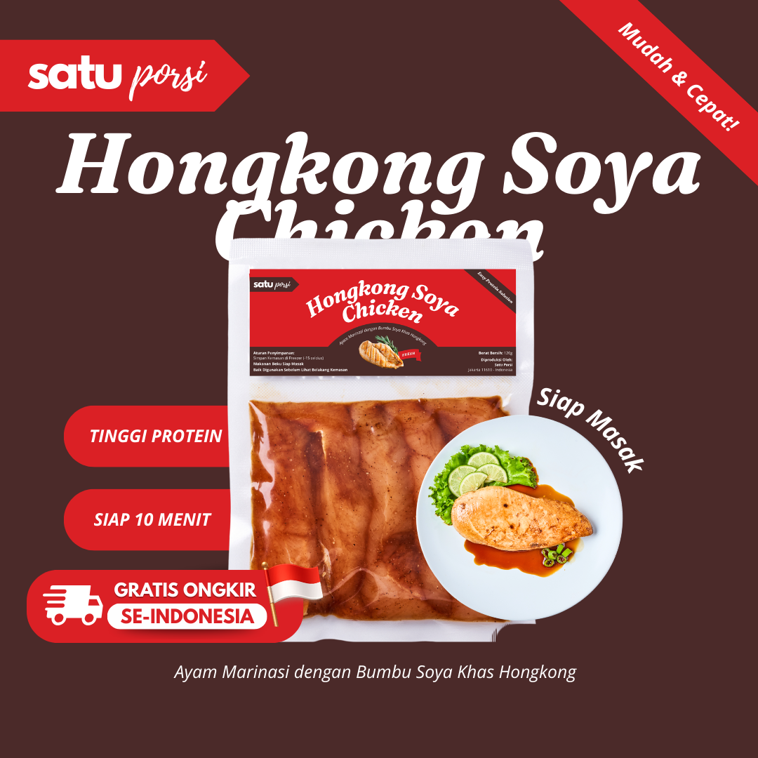 Frozen Food Satu Porsi Siap Masak Hongkong Soya Chicken