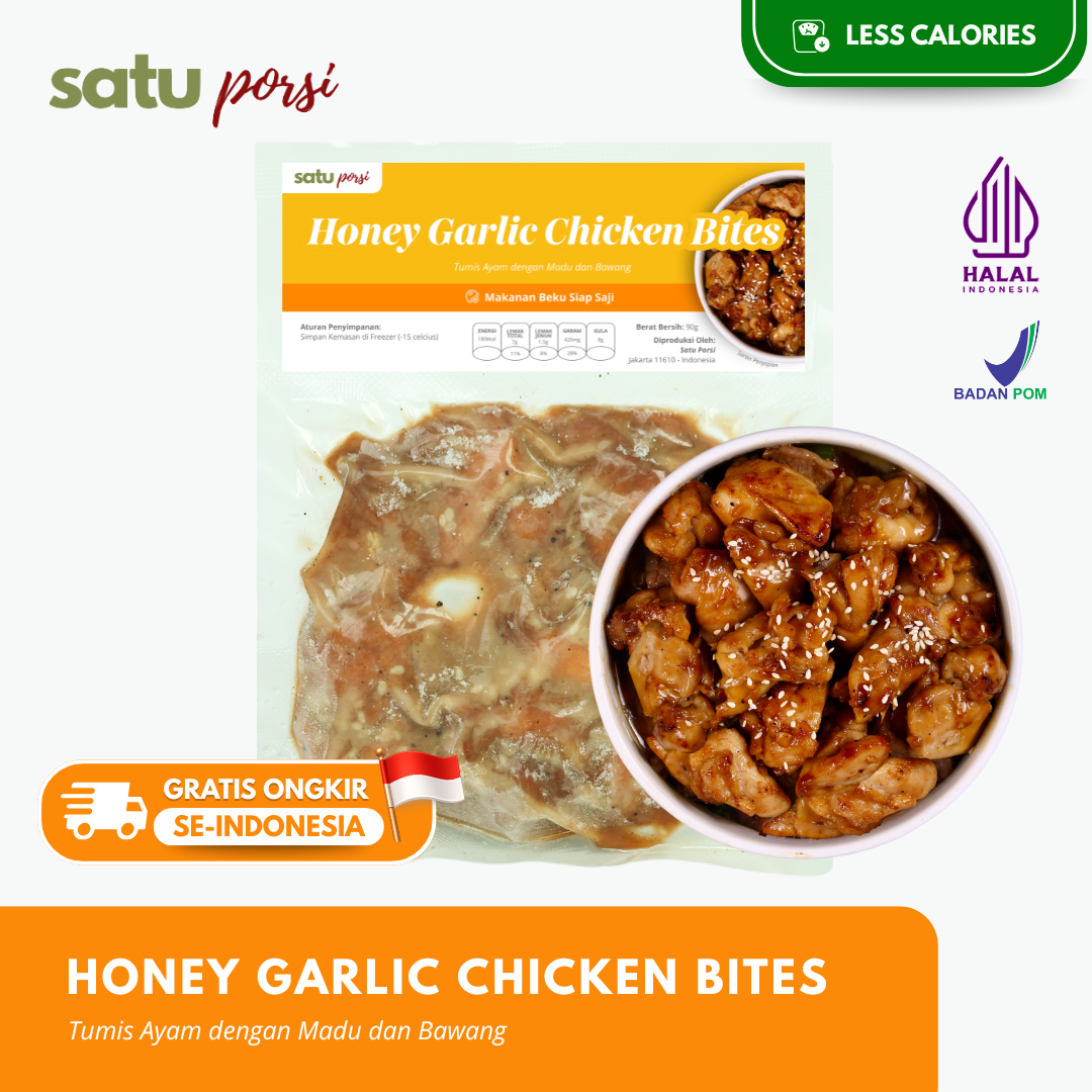 Satu Porsi Honey Garlic Chicken Bites