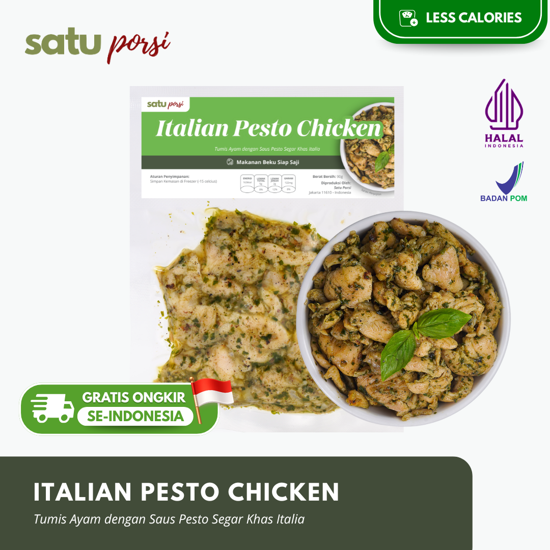 Satu Porsi Italian Pesto Chicken