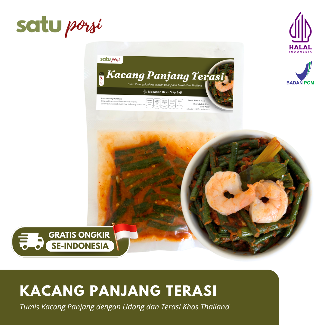 Satu Porsi Kacang Panjang Terasi
