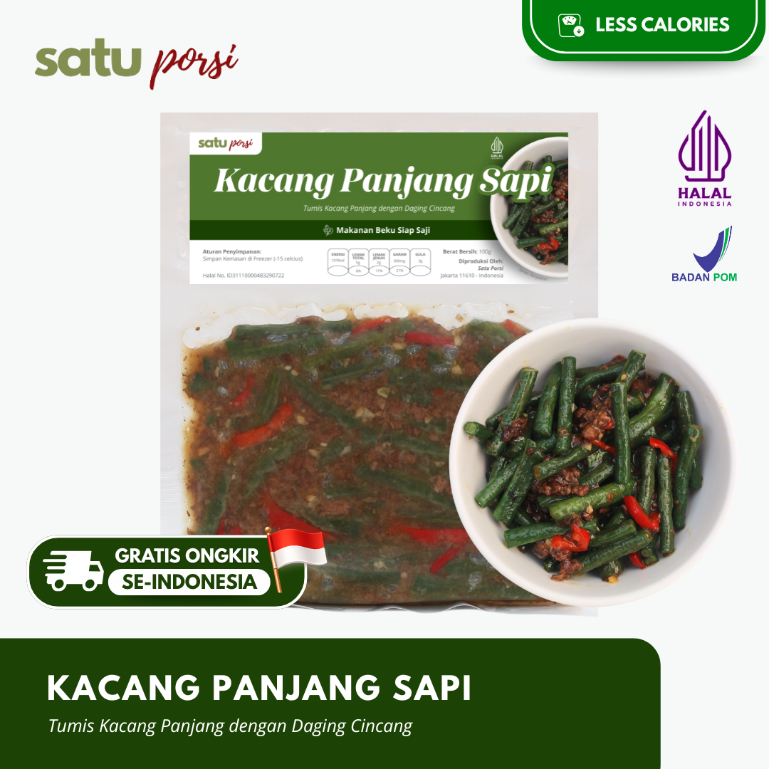 Satu Porsi Kacang Panjang Sapi
