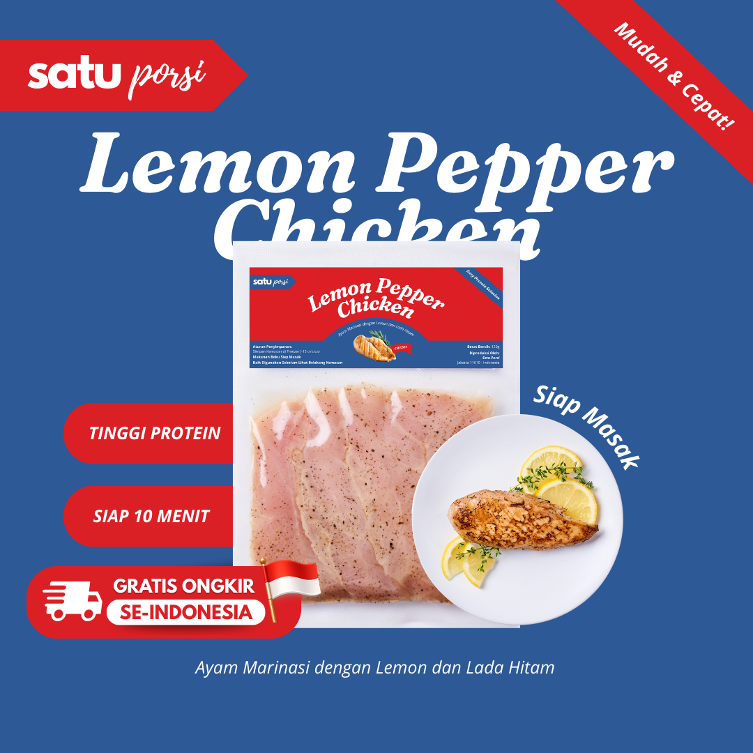 Frozen Food Satu Porsi Siap Masak Lemon Pepper Chicken