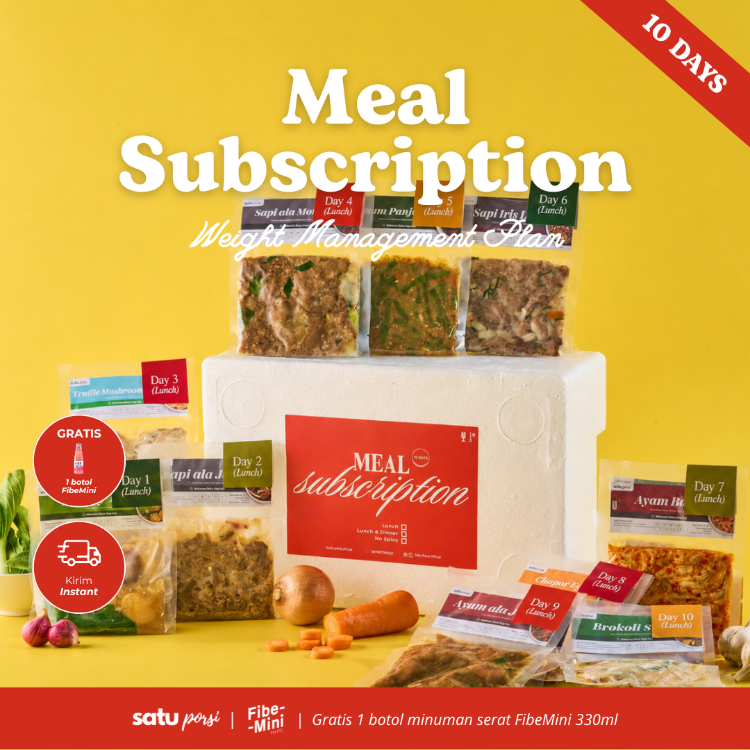 Satu Porsi 10 Days Meal Subscription: Weight Management Plan