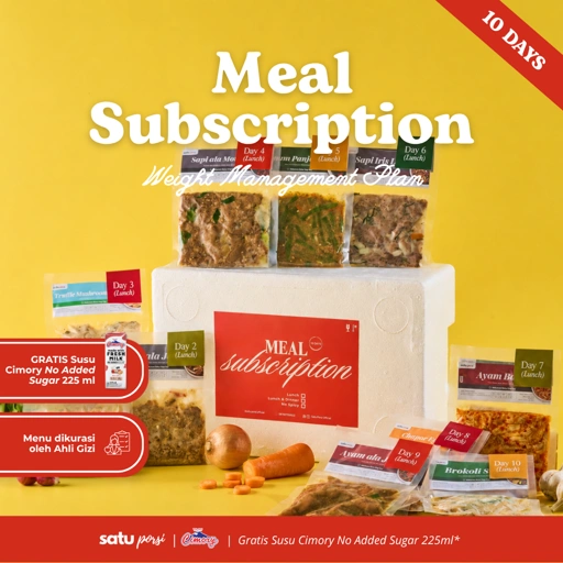 Satu Porsi 10 Days Meal Subscription: Weight Management Plan