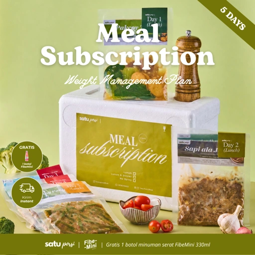 Satu Porsi 5 Days Meal Subscription: Weight Management Plan