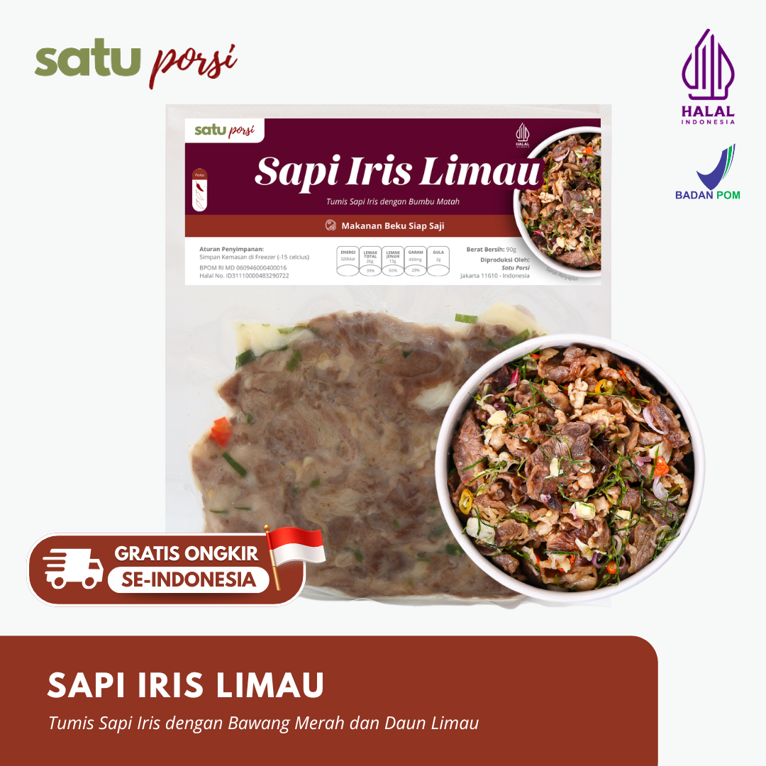 Satu Porsi Sapi Iris Limau