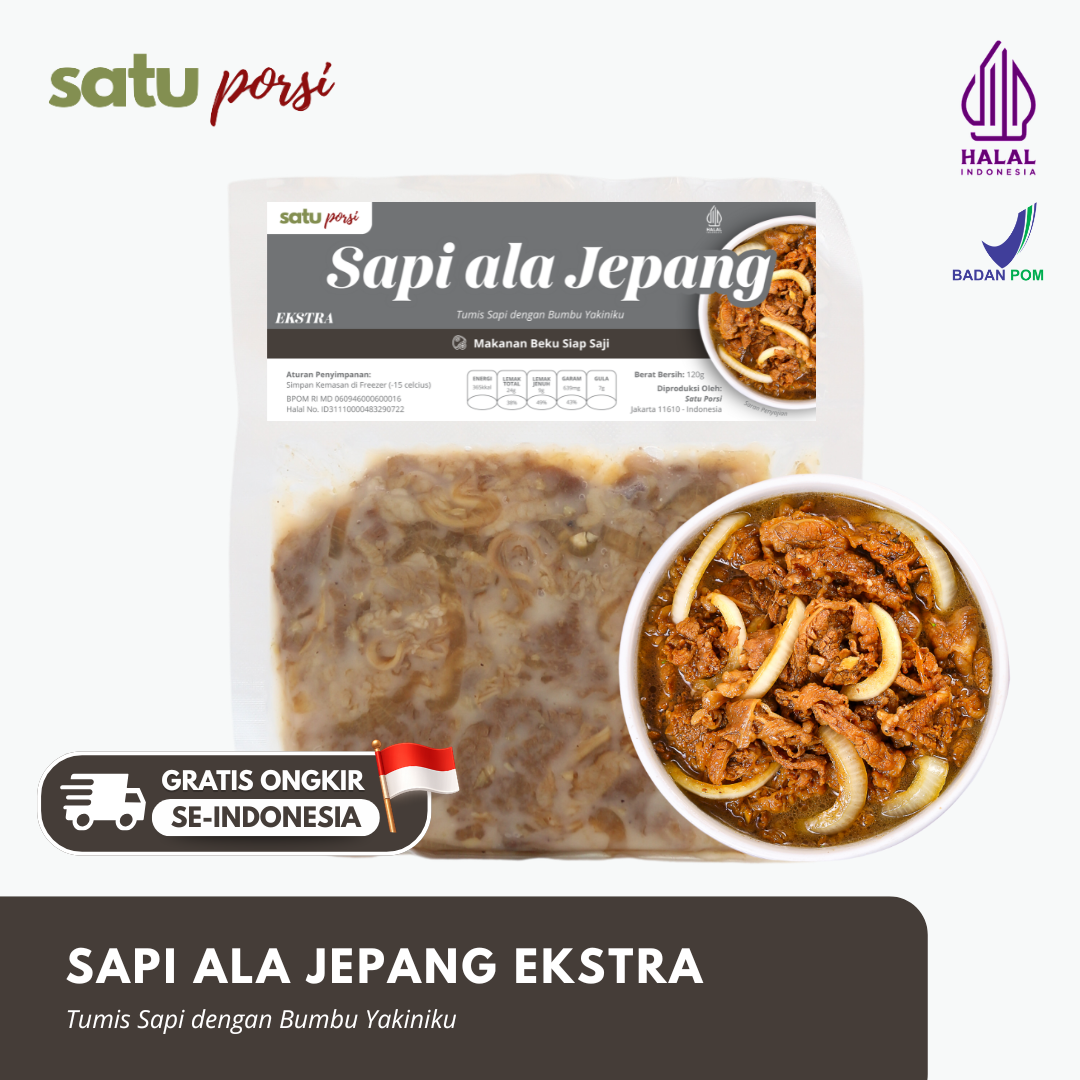 Satu Porsi Sapi ala Jepang Ekstra