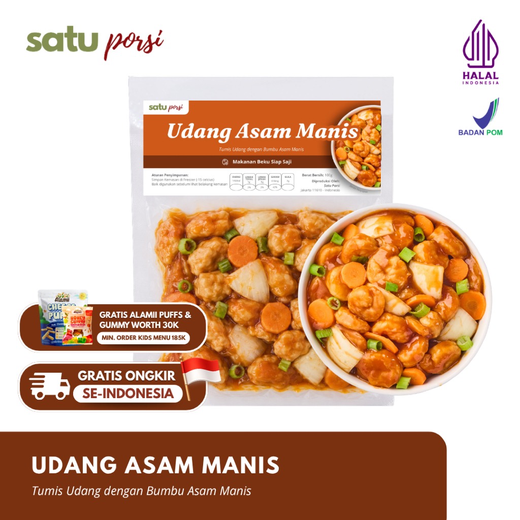 Satu Porsi Udang Asam Manis