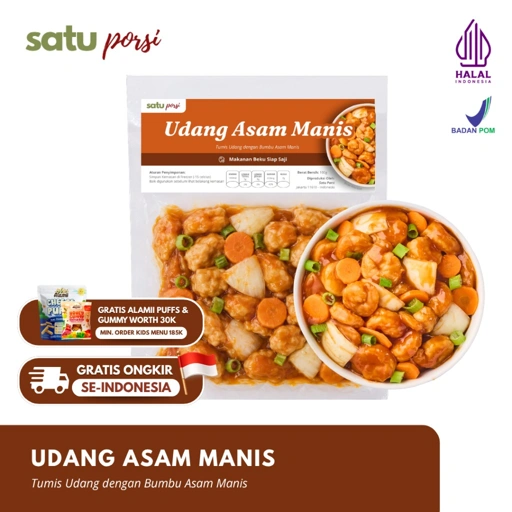 Image of Satu Porsi Udang Asam Manis