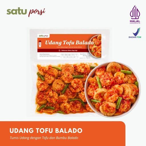 Satu Porsi Udang Tofu Balado